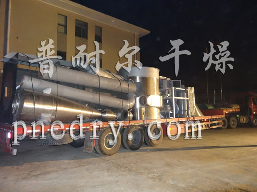 二氧化硅闪蒸干燥机发货现场