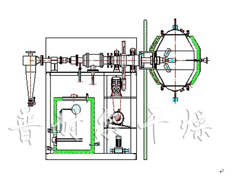 DBSZ无菌单臂双锥回转真空干燥机